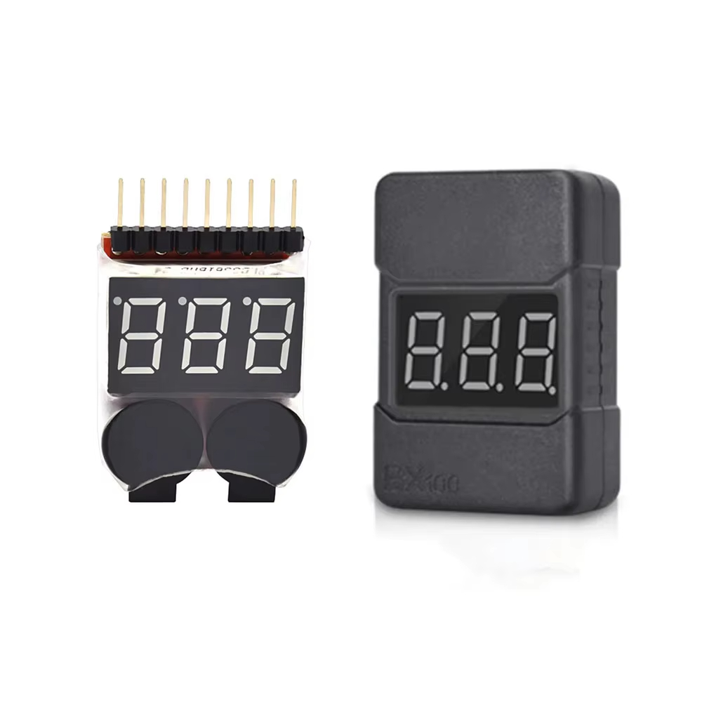 Drone Battery Alarm - BX100 1-8S يبو بطارية مؤشر الجهد