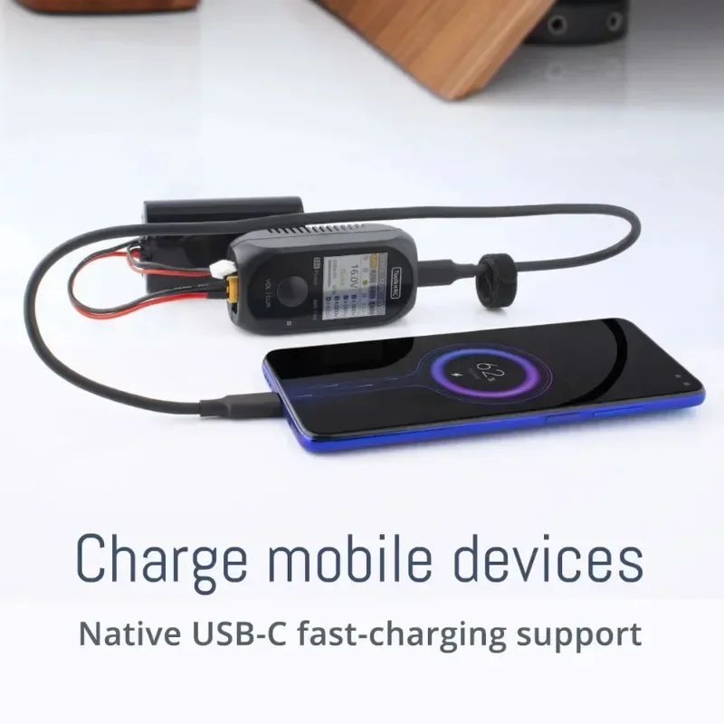 شاحن ToolkitRC M4 Pocket صغير  - مراجعة Drone Battery 4S وسعره