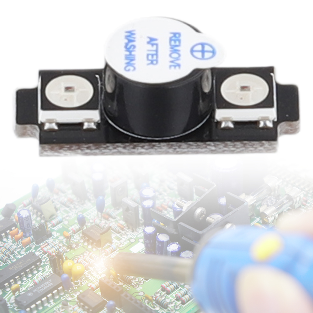 مكبر صوت WS2812 مع جرس ملون بت - مراجعة Drone Battery Alarm وسعره