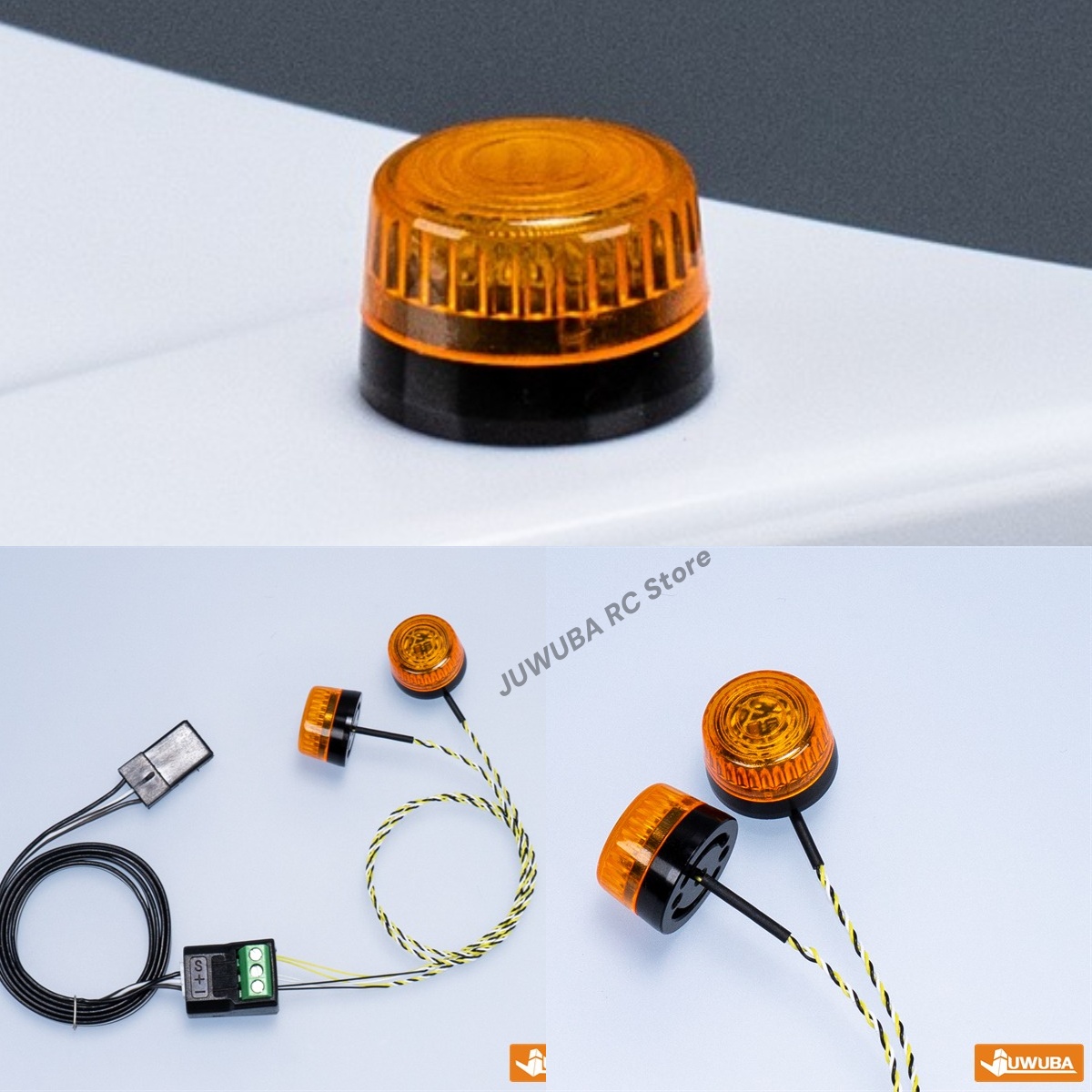 1/14 RC نموذج LED 360 درجة الد - مراجعة Drone Battery Alarm وسعره