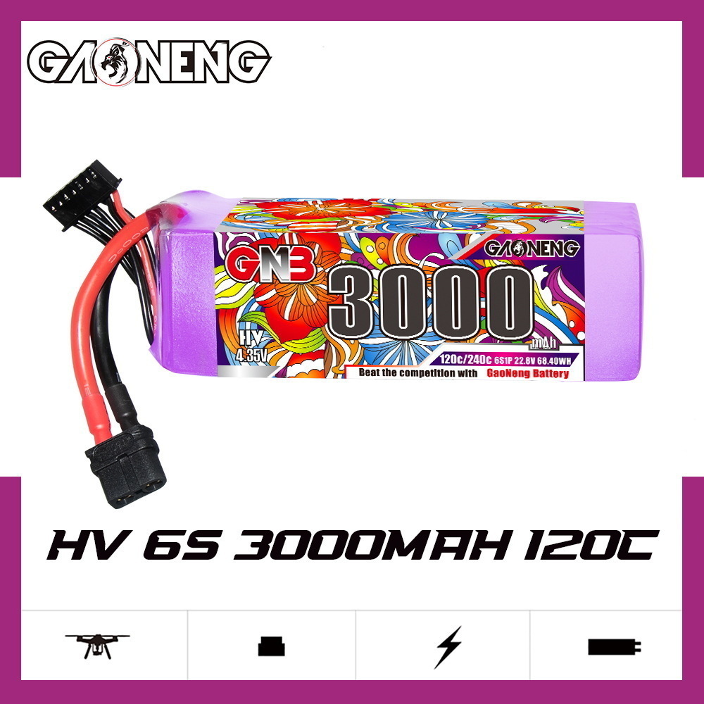 GNB يبو بطارية 6S 22.8 فولت 30 - مراجعة Drone Battery Lipo وسعره