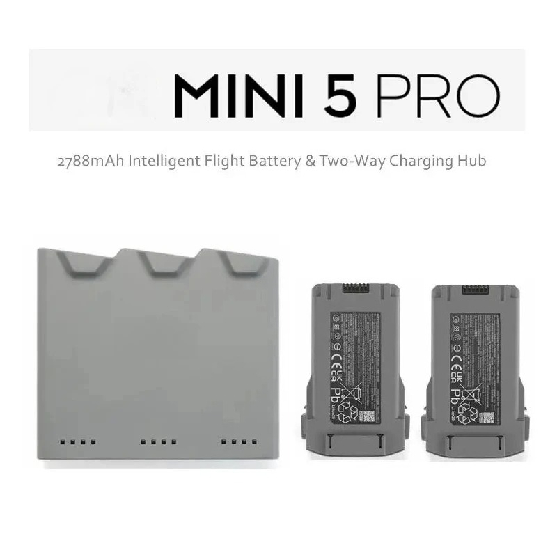 بطارية طائرة ميني 5 برو بسعة 2 - مراجعة Drone Battery Li-Ion وسعره